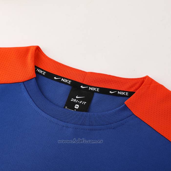 Chandal del Paises Bajos Manga Corta 2024-2025 Azul - Pantalon Corto
